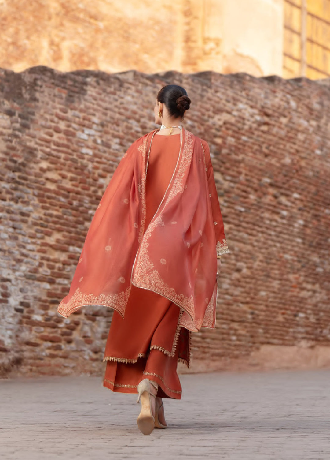 Darbar by Casuallite Pret Embroidered Silk Viscose 3 Piece Suit CSL26PDD-05 - Festive Collection