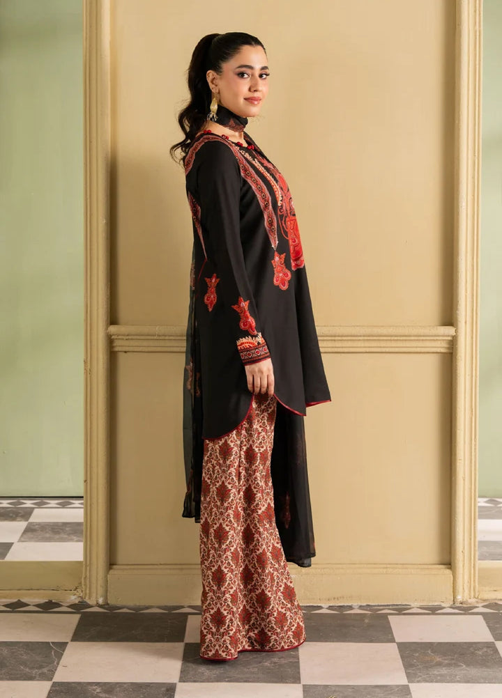 Retro by Maria Osama Khan RTW Printed Grip 3 Piece Suit MOK26PR Fiora - Casual Collection