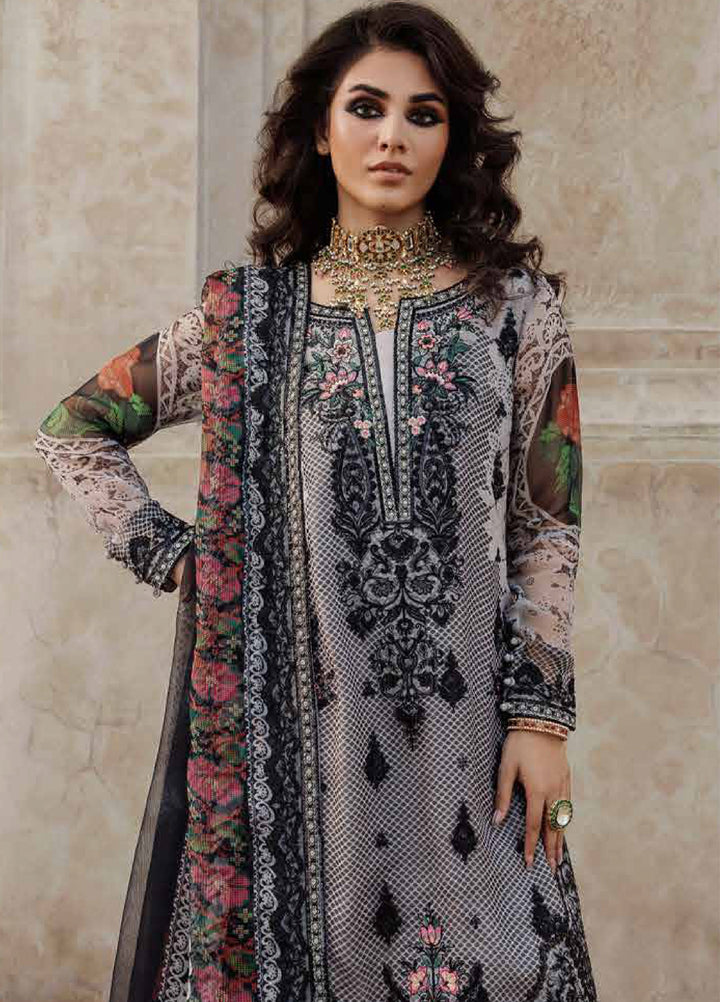 Vasal by Charizma Unstitched Luxury Chiffon Embroidered Suits 3 Piece CRZ25LC VSL25-44 - Festive Collection
