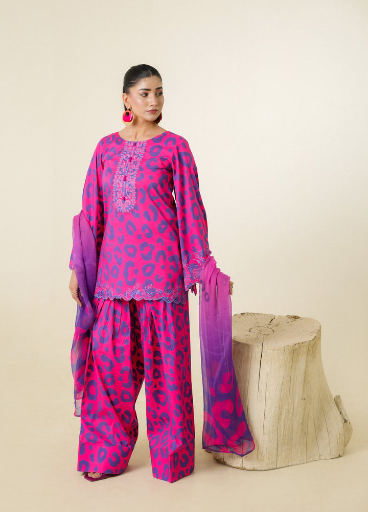 Zar e Jahan by Huma Gul Unstitched Printed Lawn 3 Piece Suit ZIMALHG-901 - Casual Collection