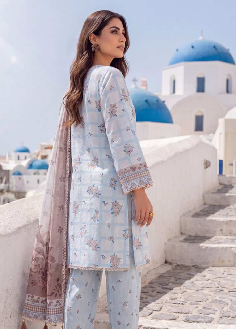 Coco Cords by Al Zohaib Unstitched Printed Lawn 3 Piece Suit AZ26UCL-3 - Casual Collection