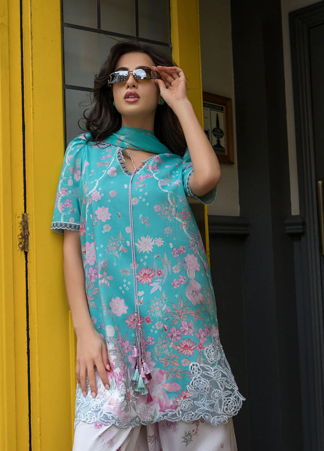 Sobia Nazir Prints Unstitched Embroidered Lawn 3 Piece Suit SN26UPL D-05B - Summer Collection