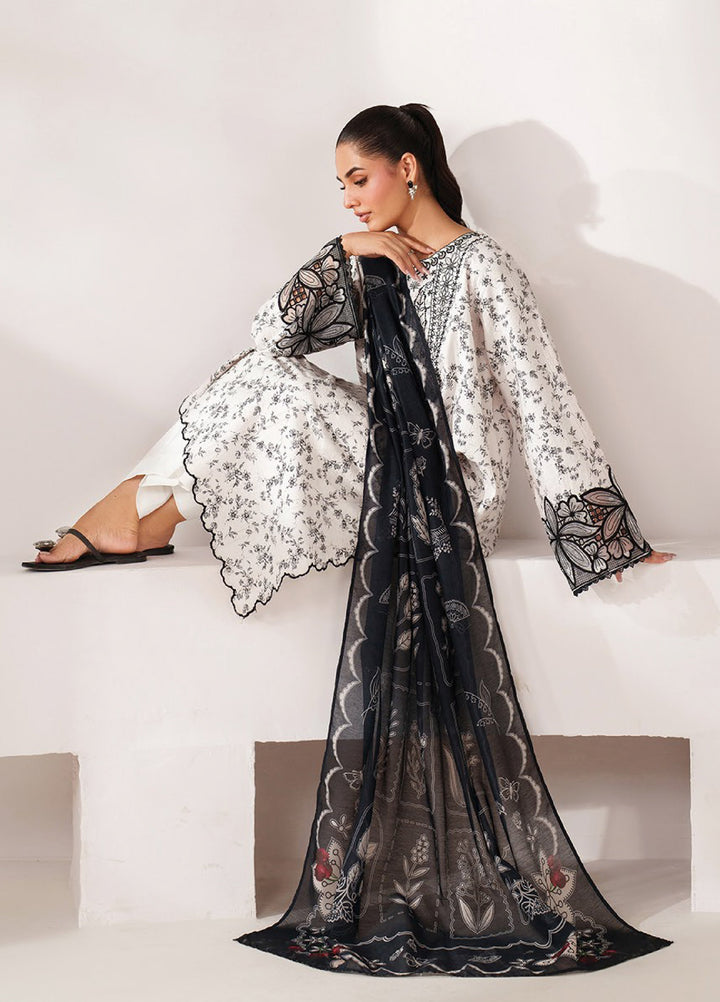 Le'essence by Xenia Formals Unstitched Embroidered Lawn 3 Piece Suit XE26UL D-03 Tia - Summer Collection