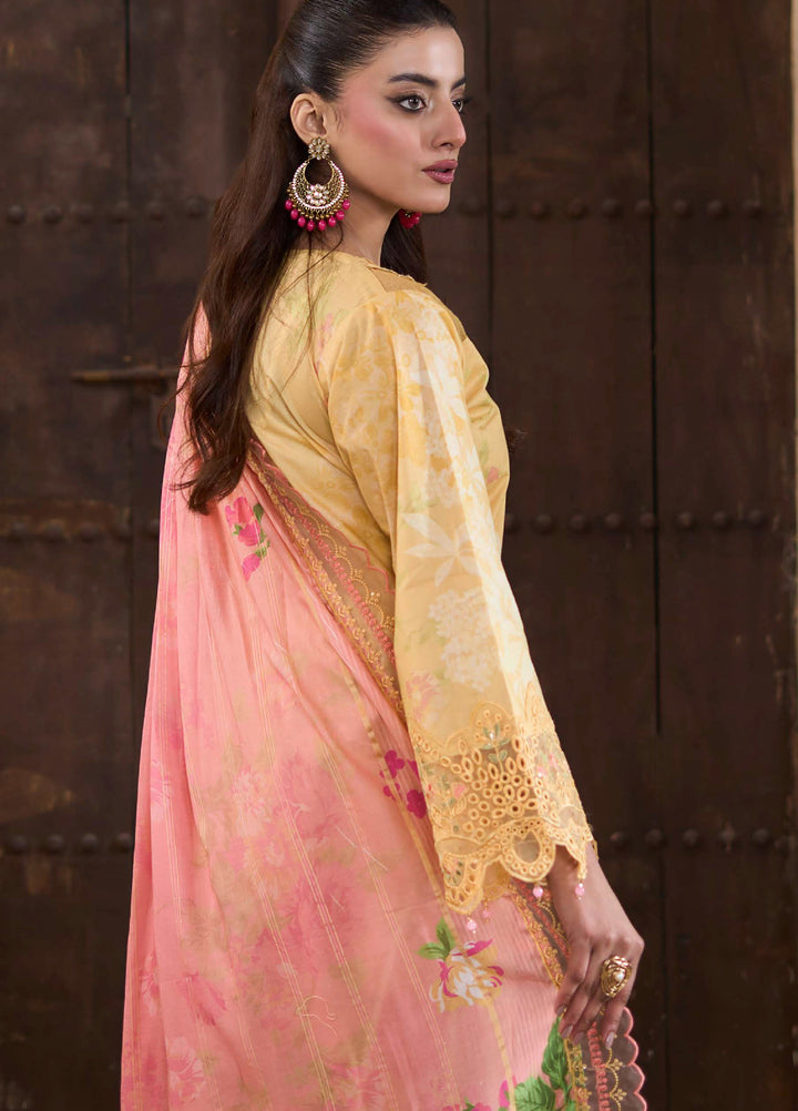 Applique Kari by Al Zohaib Unstitched Embroidered Lawn 3 Piece Suit AZ26AVI D-03 - Summer Collection