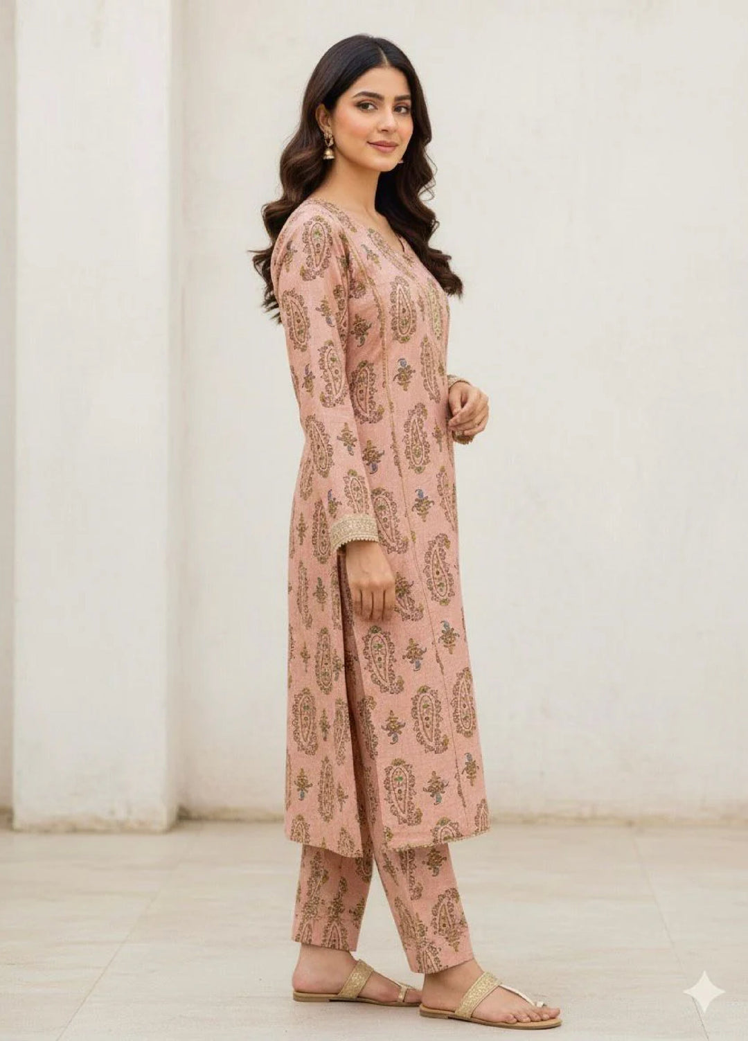 Tosheeza Saith Women Pret Khaddar 2 Piece D-2 - Winter Collection