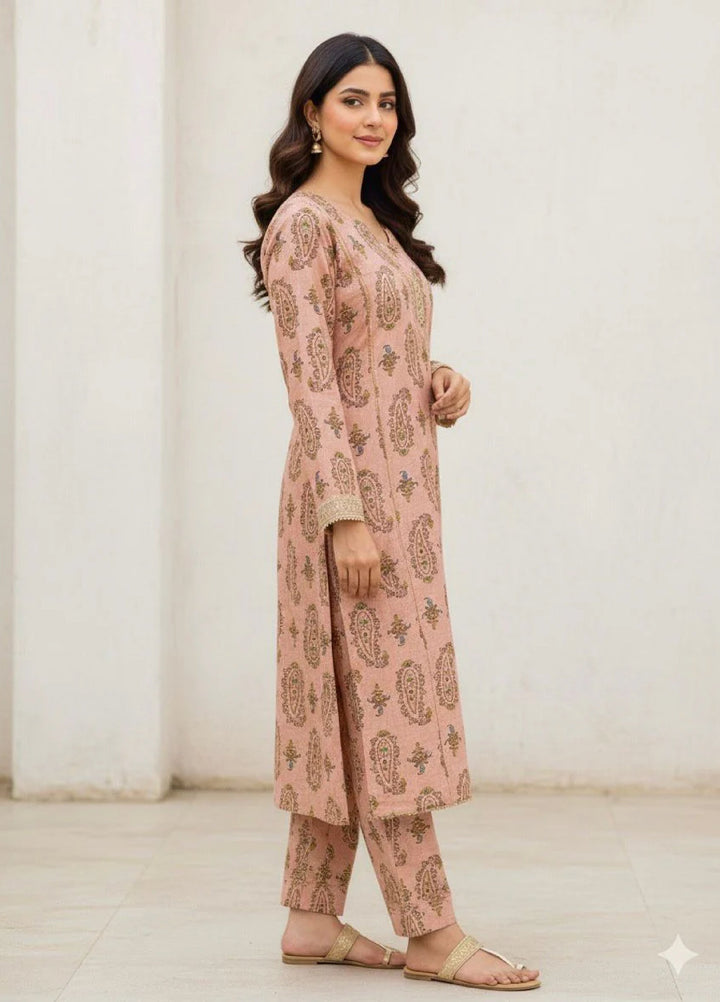 Tosheeza Saith Women Pret Khaddar 2 Piece D-2 - Winter Collection
