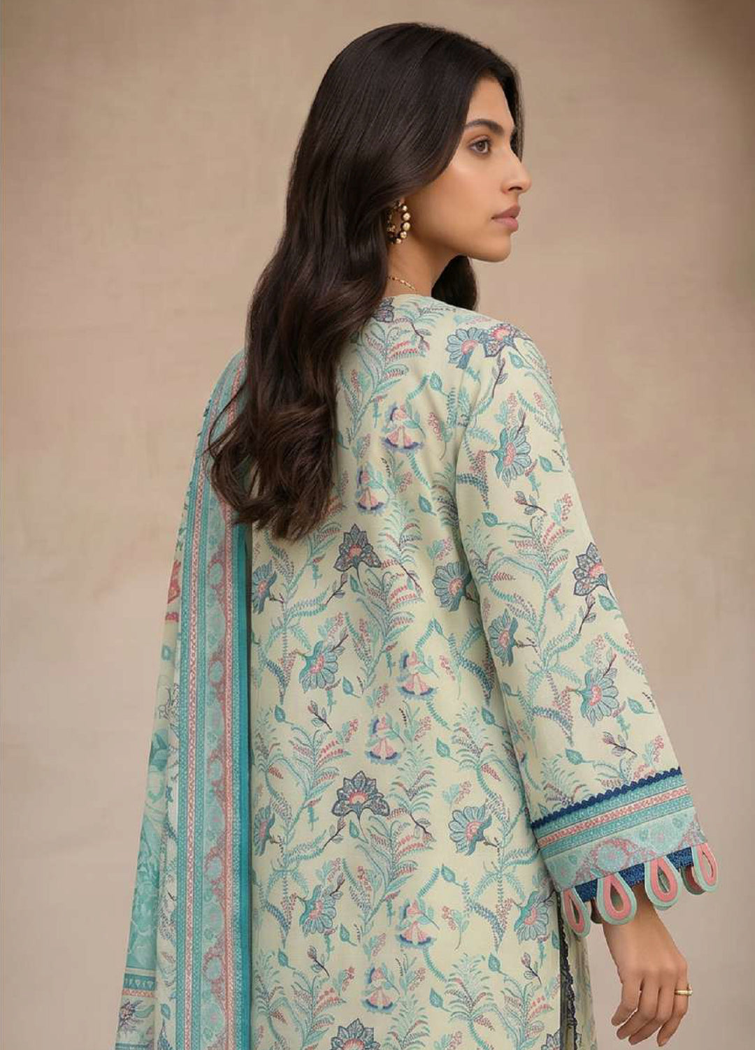 Zellbury Unstitched Printed Lawn 3 Piece Suit ZB26UCVII WUS26X38115 - Casual Collection