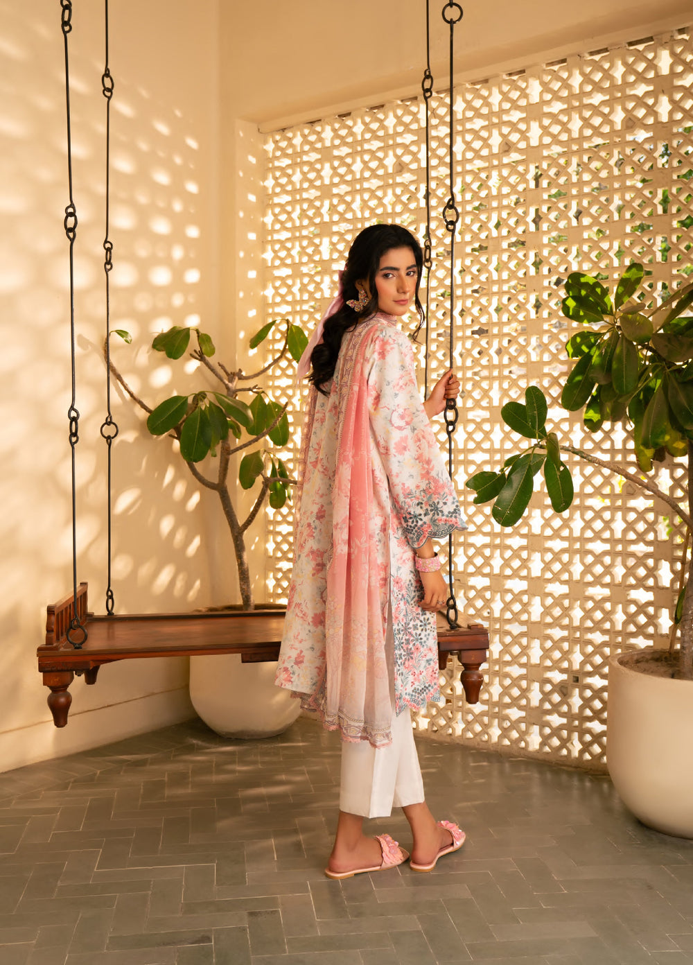 Bagh by Rashid Textiles Unstitched Embroidered Lawn 3 Piece Suit RT26UBL 3721 - Casual Collection