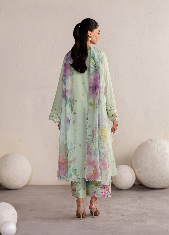 Iznik Unstitched Embroidered Lawn 3 Piece Suit IZ26ULF IBE-06 - Festive Collection