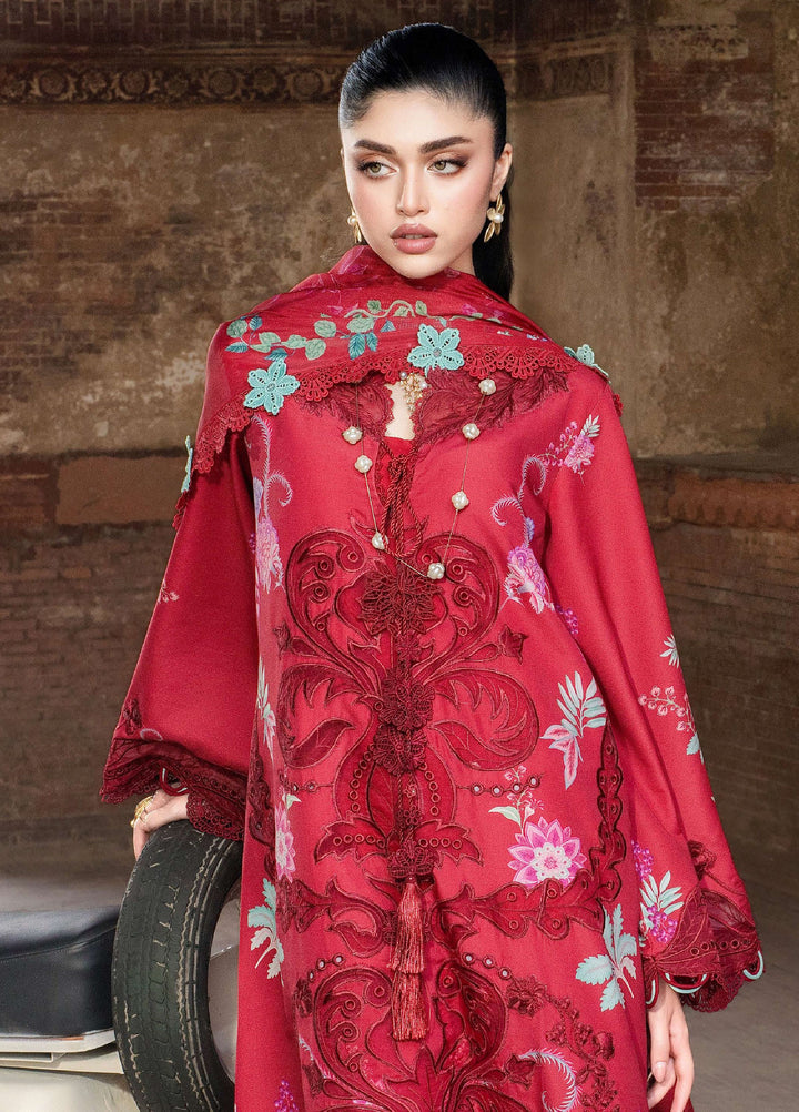 Bloom by Saira Shakira Unstitched Embroidered Lawn 3 Piece Suit SSR26ULB ZELIE-04B - Eid Collection