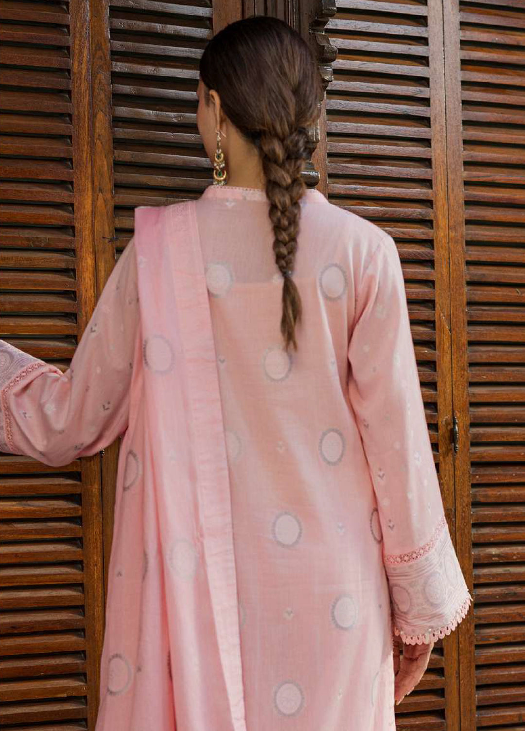 Zellbury Unstitched Printed Jacquard 3 Piece Suit ZB26UC WUS26X30857 - Casual Collection