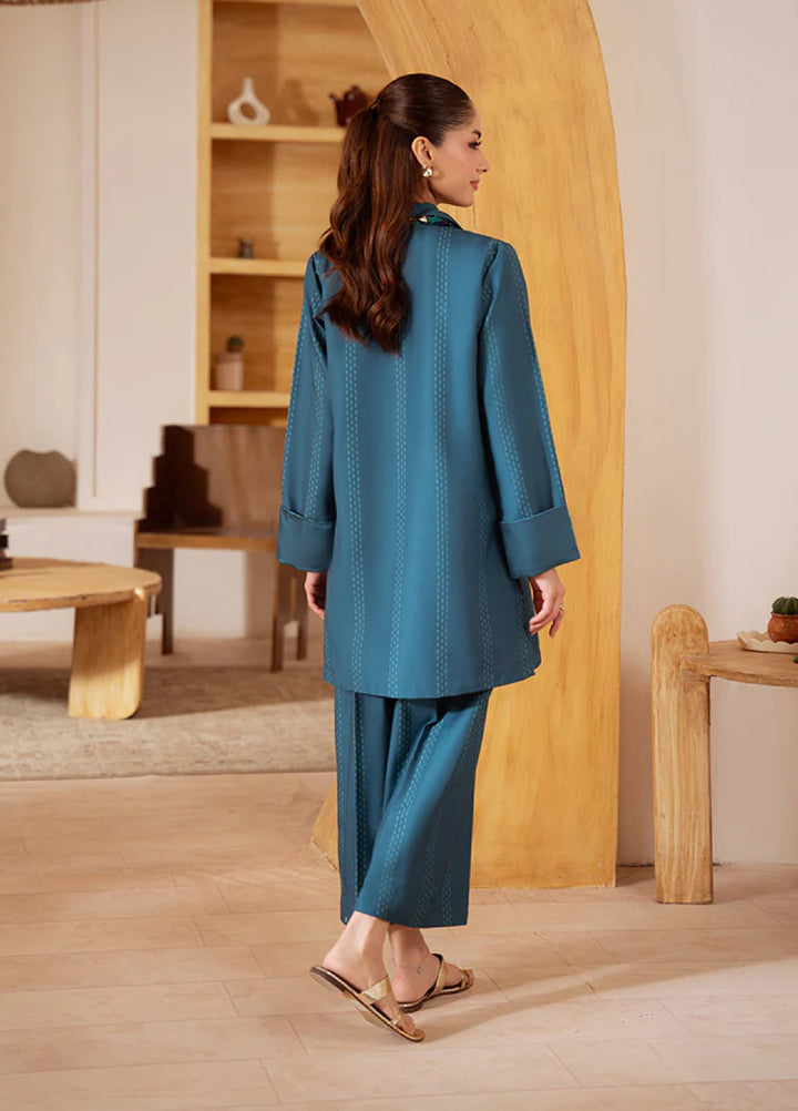 Basics by Gulaal Pret Embroidered Poly Lawn 2 Piece PL-25-S Ocean Drift - Summer Collection