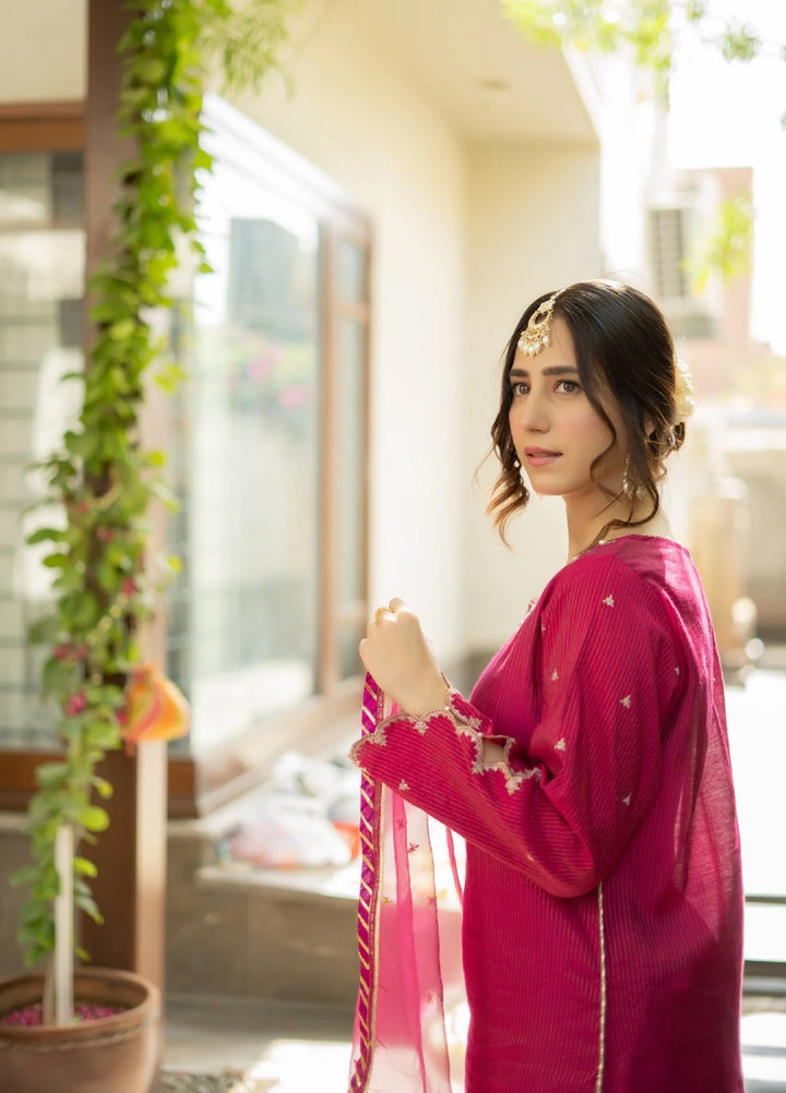 Omal by Komal Mera Eid Ka Jora Women Cotton Susi 3 Piece Pret Suit Gulaal - Festive Collection