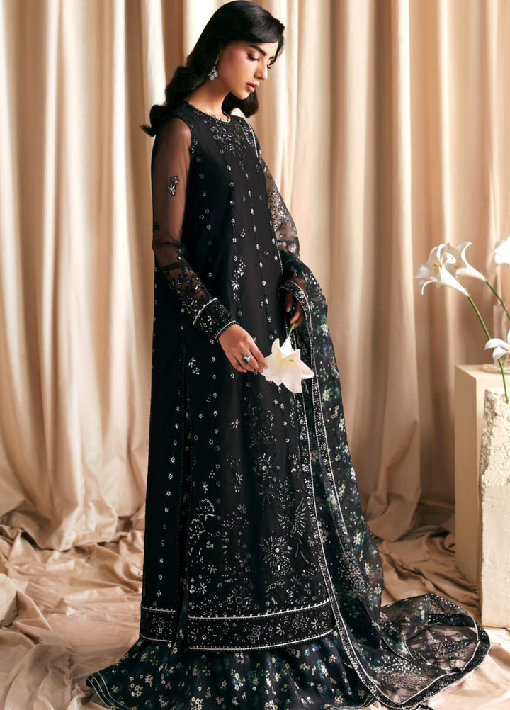 Sirayya by Zarif Unstitched Embroidered Net 3 Piece Suit ZR26US Kavish 06 - Wedding Collection