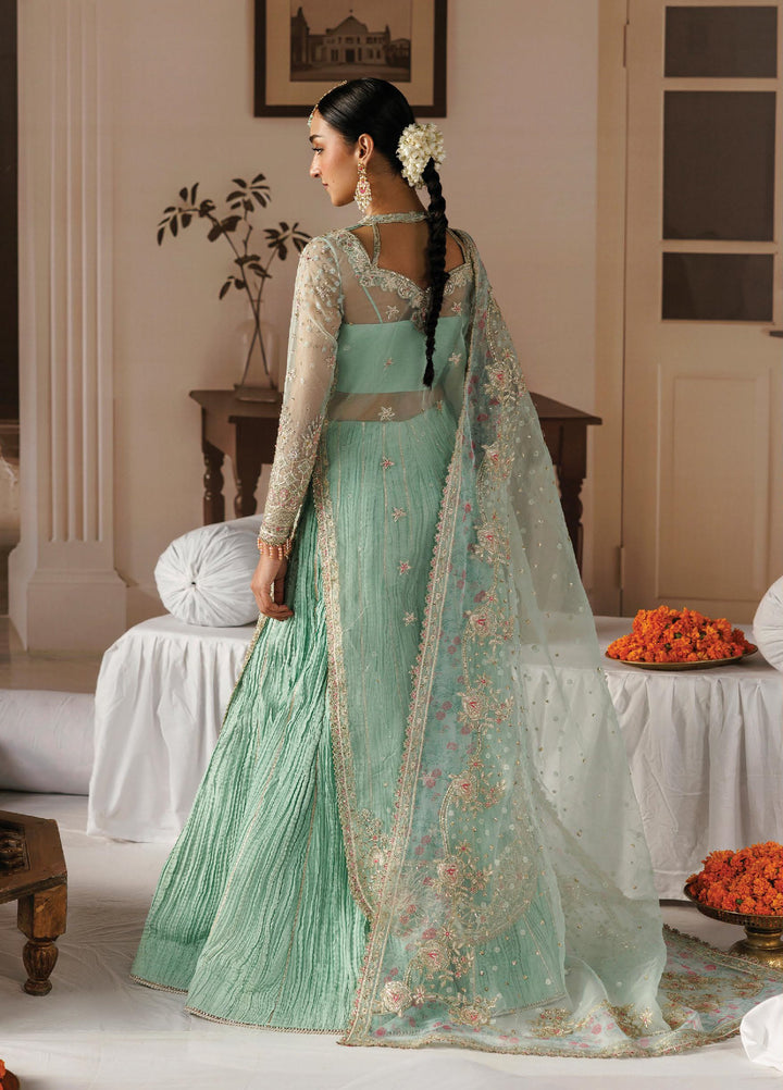 Shehnai by Afrozeh Unstitched Hand work Organza 3 Piece Suit AF26USW Dastoor AFR-0158 - Wedding Collection