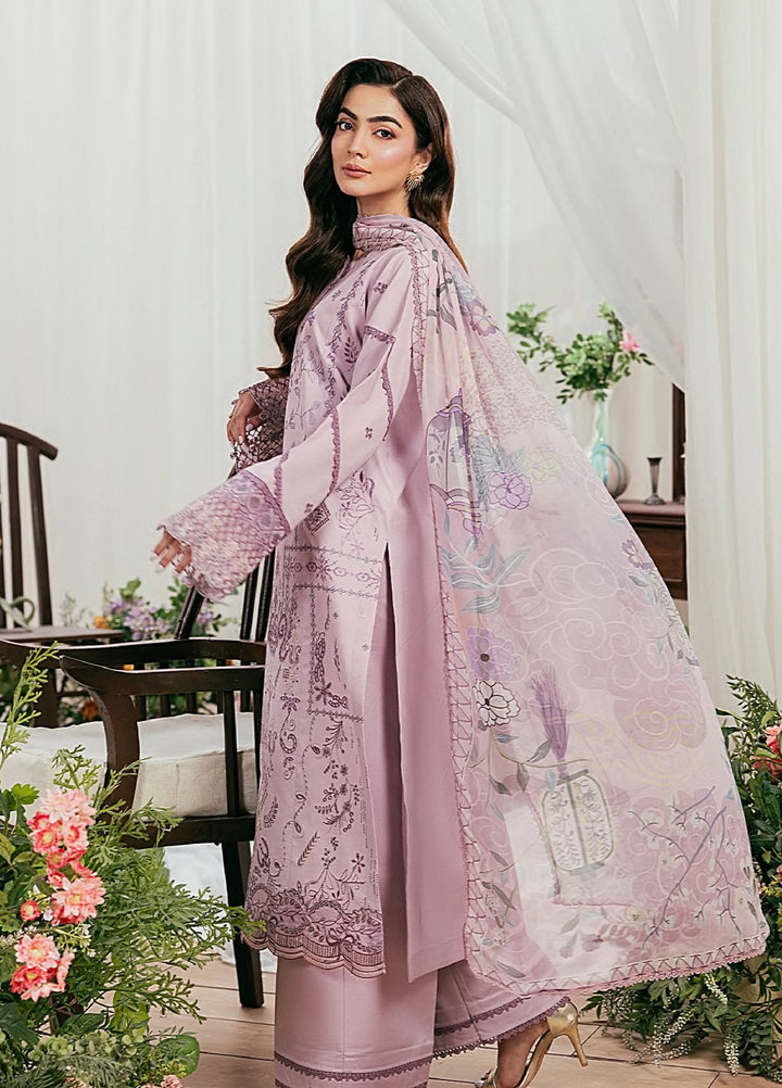 Zync by Florent Unstitched Embroidered Lawn 3 Piece Suit FL26ULZ FZ-7B - Summer Collection