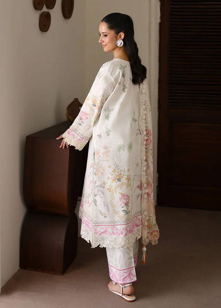 Sunlit Tales by Roheenaz Unstitched Embroidered Lawn 3 Piece Suit RN26ULS Petalbeam RUNSS260704 - Lawn Collection