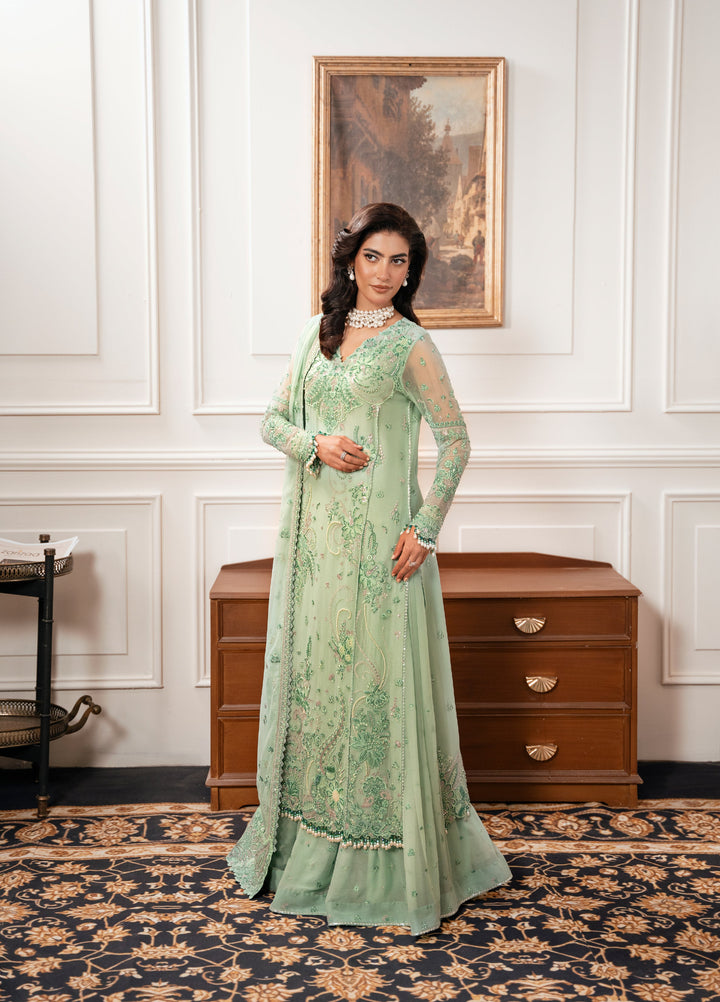 Check In by Zarizaa Embroidered Chiffon 3 Piece Suit ZZ26UCI REGALIA - Festive Collection