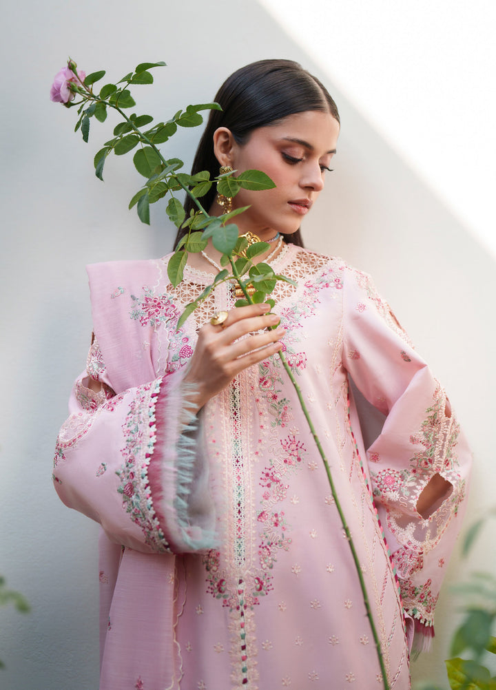 Heritage Dore by Bin Ilyas Unstitched Embroidered Lawn 3 Piece Suit BI26UHD 17-6B - Summer Collection