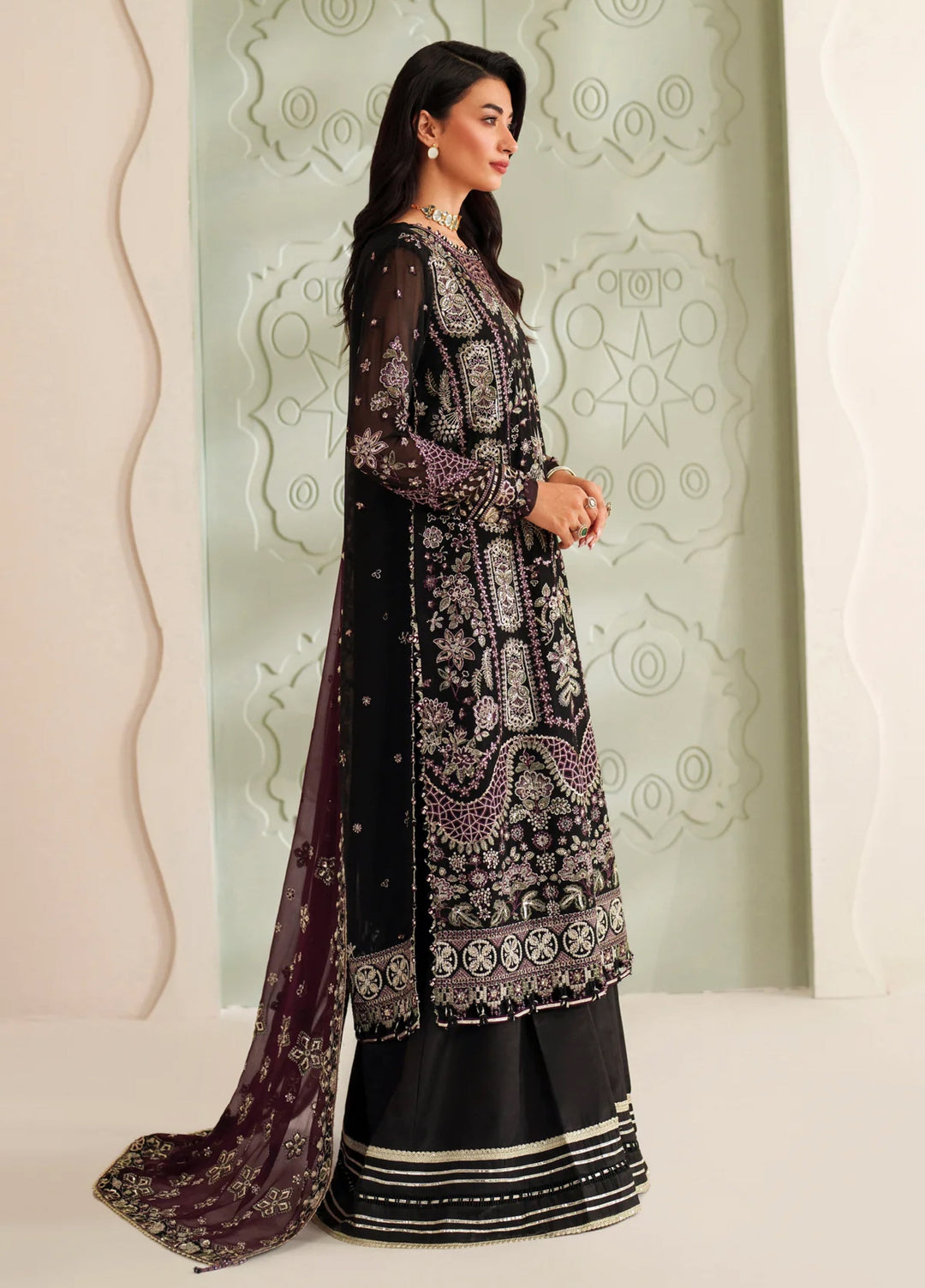 Xenia Formal Unstitched Luxury Chiffon Suits 3 Piece XE25FL Ayat - Formals Collection