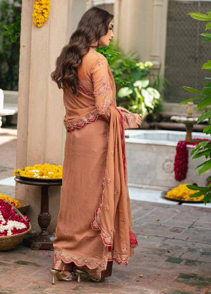 Gulnaar by Freesia Embroidered Chiffon Suits Unstitched 3 Piece FRE25GL FSU-651 Varvara - Festive Collection