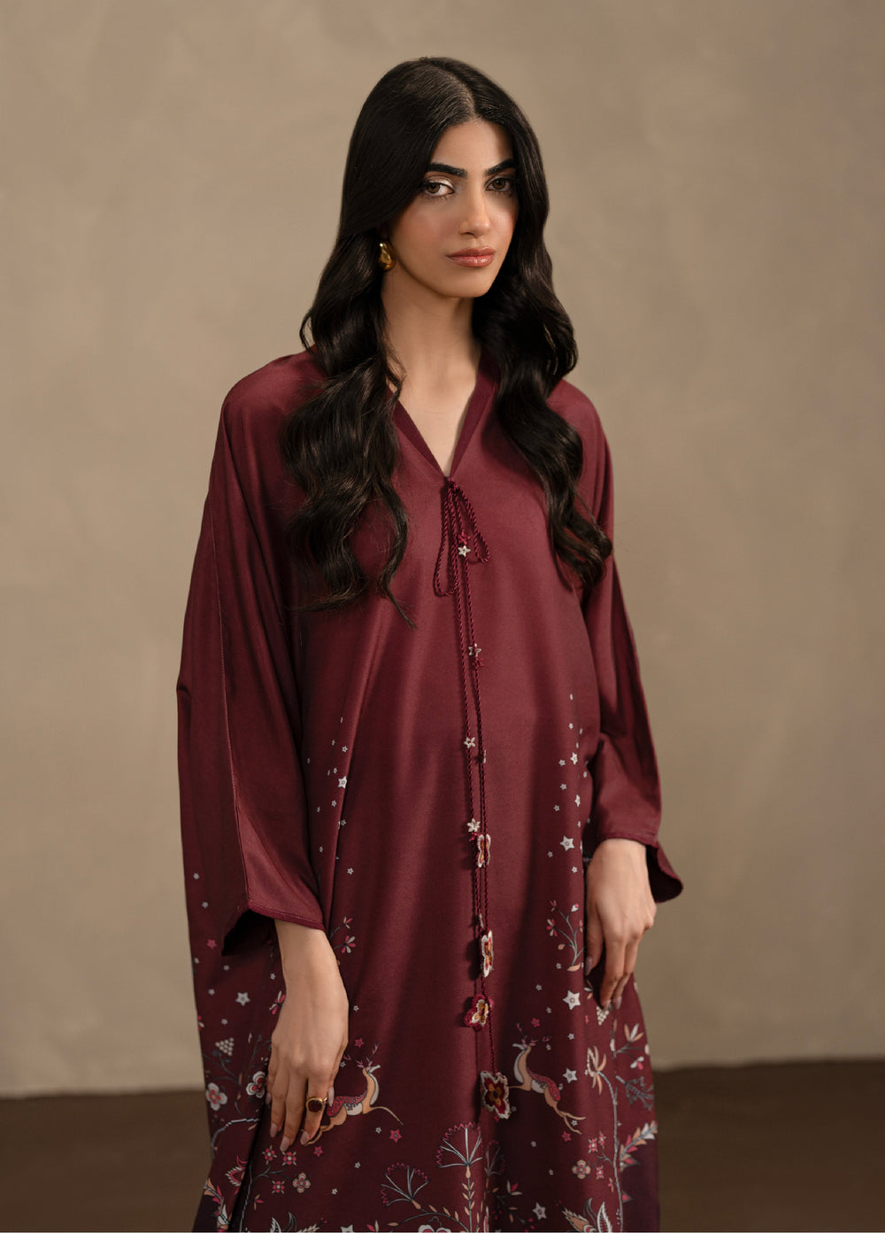 Seran Women Pret Printed Poly Cambric Kaftaan SN26PK D-8 Ardena - Casual Collection