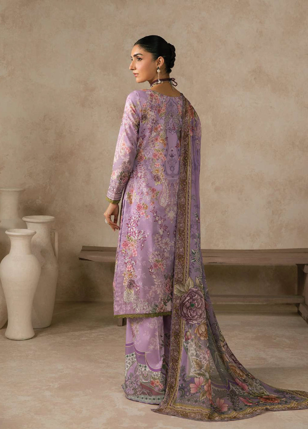 Gulaal Unstitched Embroidered Lawn 3 Piece Suit GL26ULF Nerine D-6 - Festive Collection