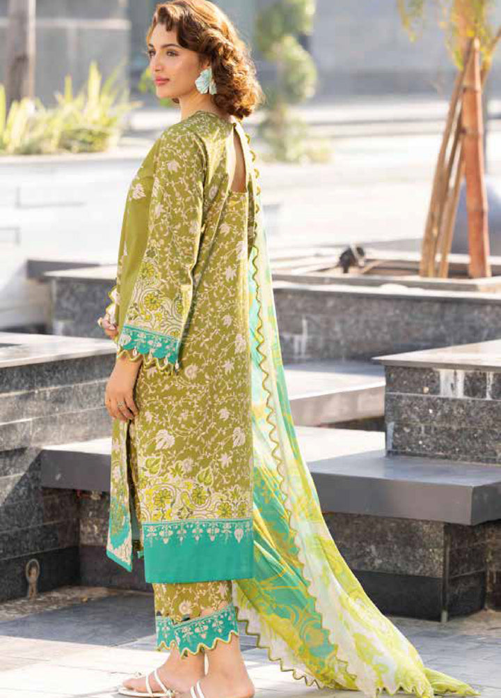 Combination by Charizma Unstitched Embroidered Luxury Lawn 3 Piece Suit CHR26UC CC6-07 - Summer Collection