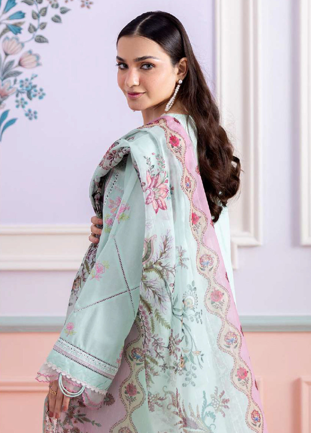 Zellbury Unstitched Printed Lawn 3 Piece Suit ZB26UC WUS26E30515 - Casual Collection
