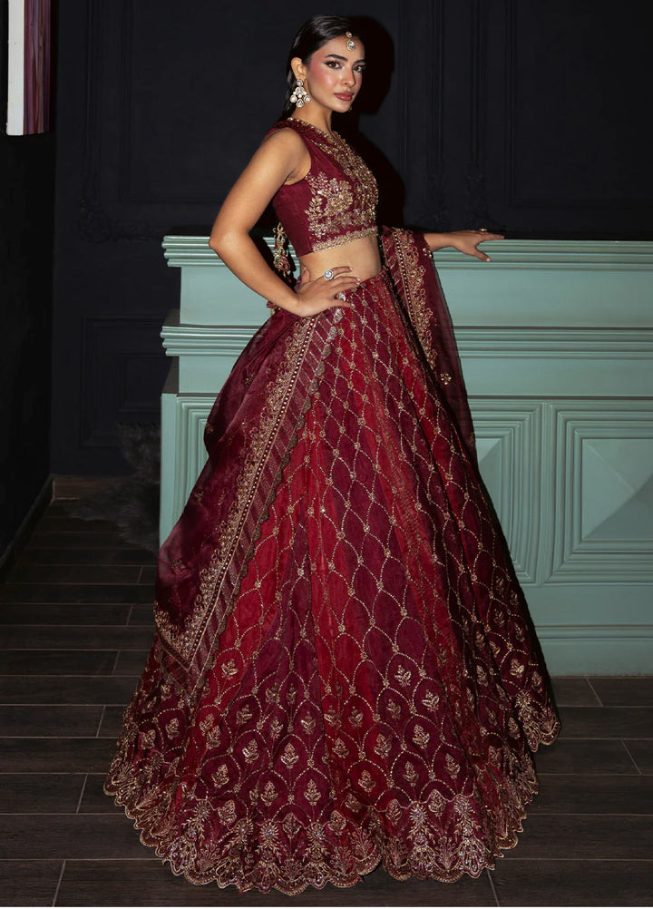 Pari Naaz by Neeshay Embroidered Rawsilk Suits Unstitched 3 Piece NSH25PW Shafaq - Formals Collection