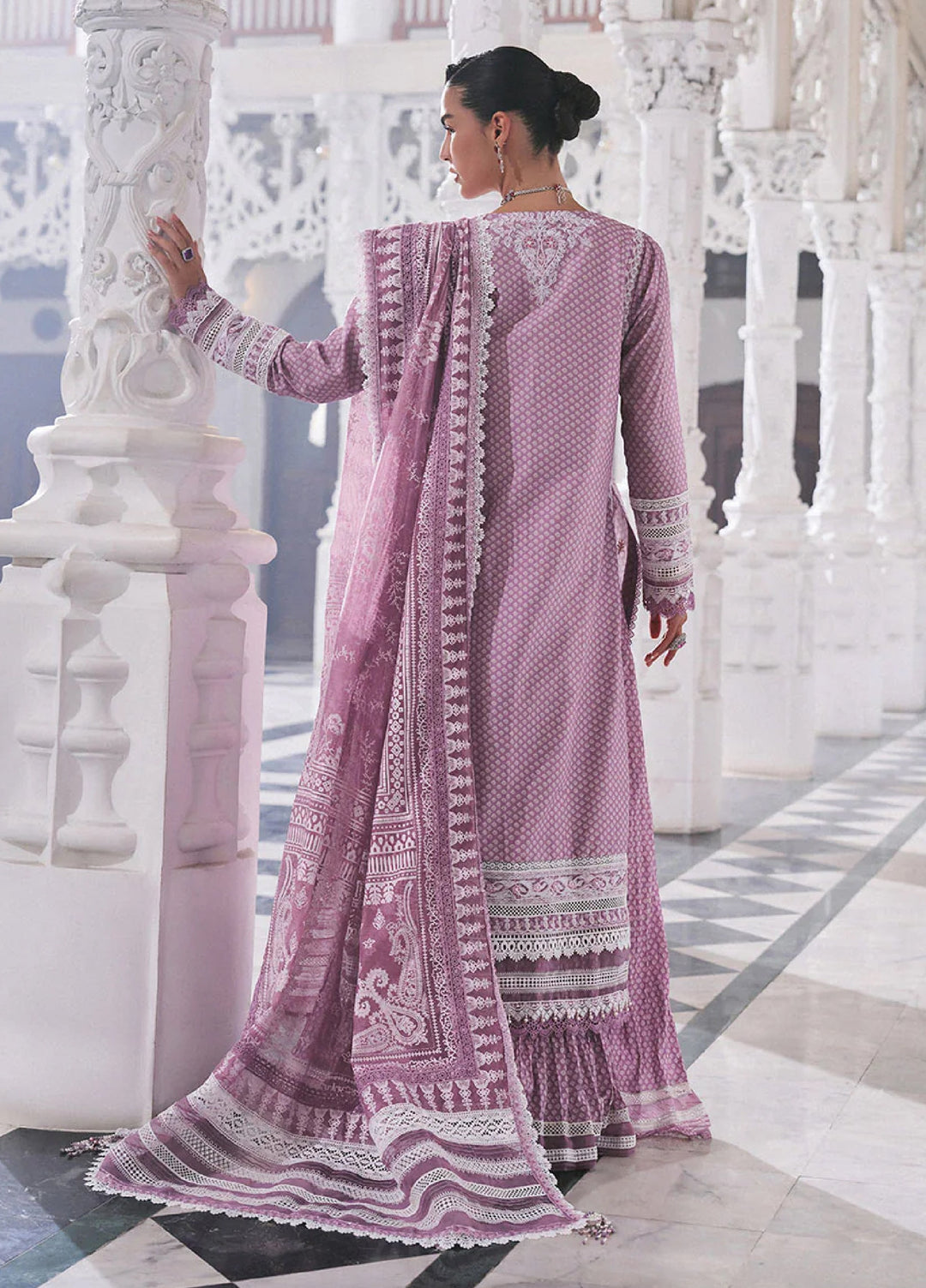 Sobia Nazir Unstitched Embroidered Luxury Lawn 3 Piece Suit SN26ULE D-11 B - Eid Collection