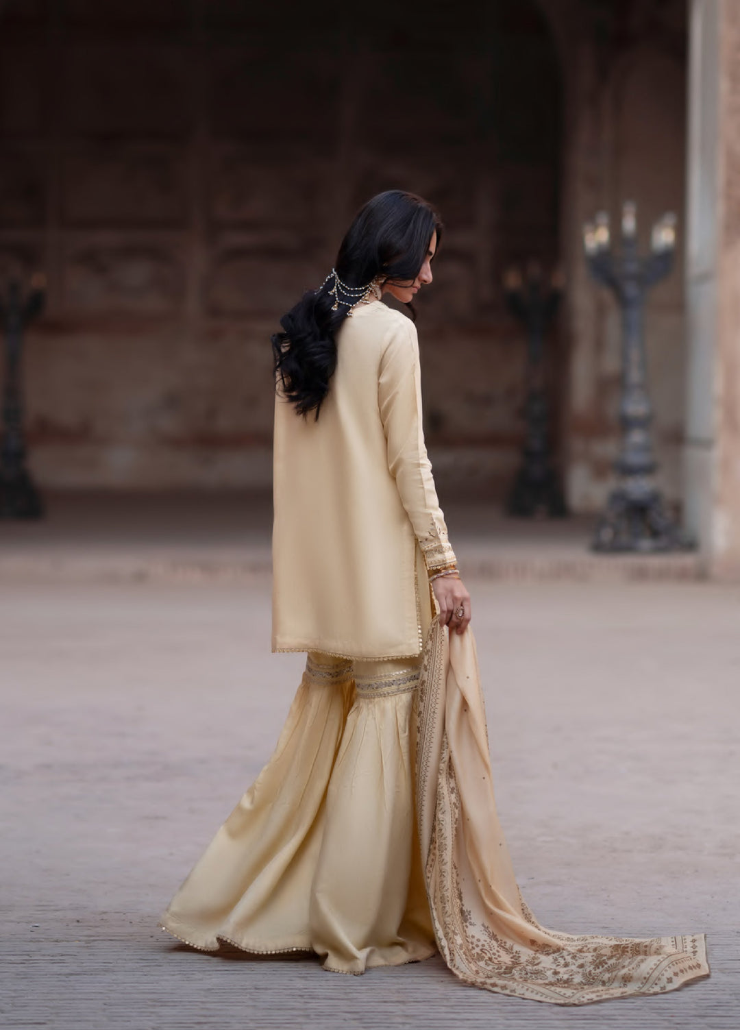 Darbar by Casuallite Pret Embroidered Silk Viscose 3 Piece Suit CSL26PDD-01 - Festive Collection