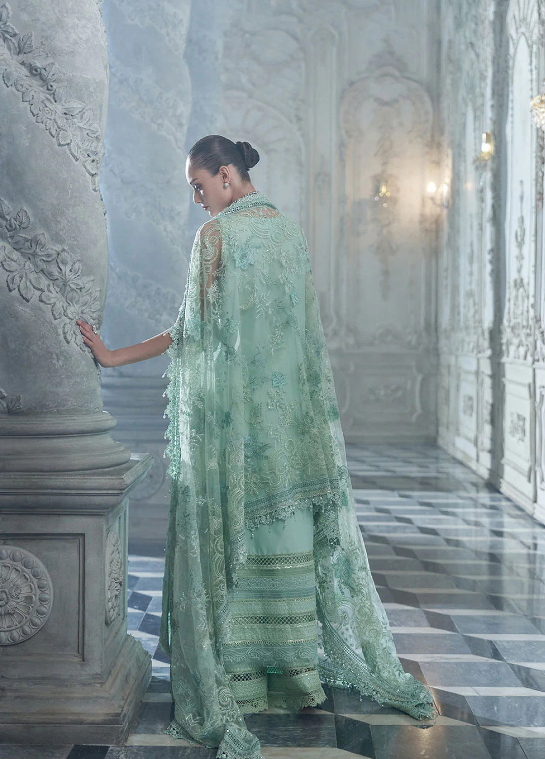 Sobia Nazir Unstitched Embroidered Luxury Lawn 3 Piece Suit SN26ULE D-04 B - Eid Collection