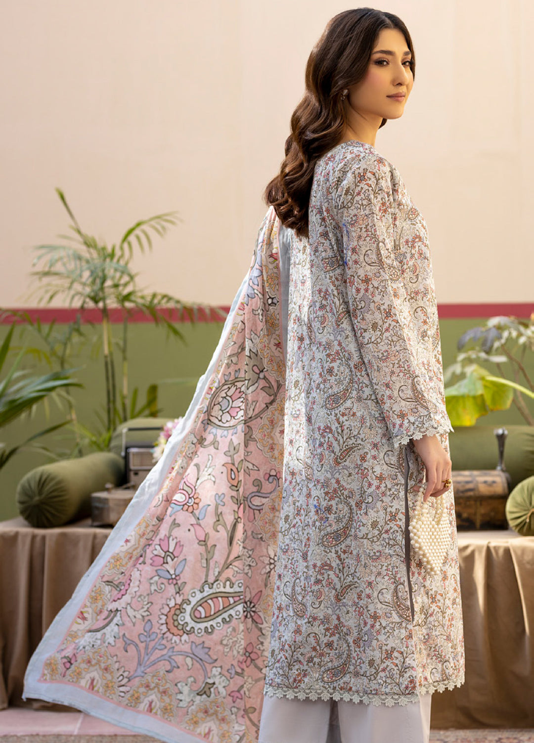 Salina by Regalia Textile Unstitched Printed Lawn 3 Piece Suit RG26PUS D-2 - Summer Collection