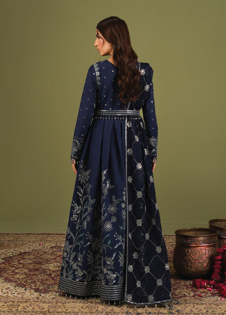 Alizeh Luxe Unstitched Raw Silk Embroidered 3 Piece Suit AFB26UL D-03 Abaan- Winter Collection