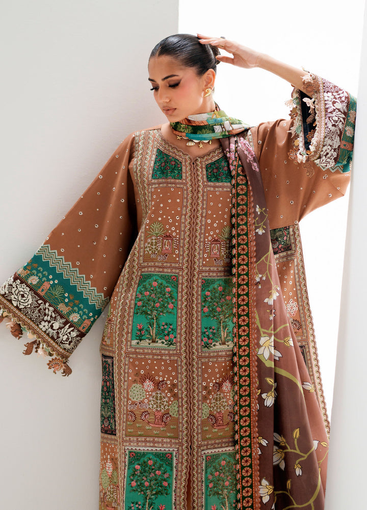Amour by Bin Ilyas Unstitched Embroidered Lawn 3 Piece Suit BI26ULA 186B - Festive Collection