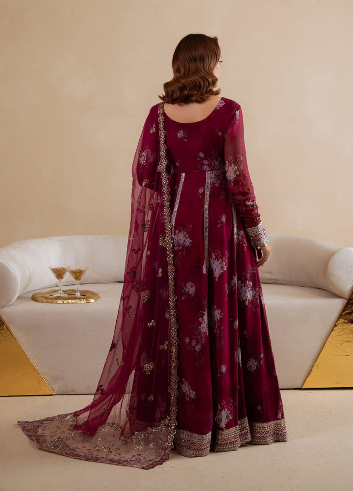 Amaya by Nureh Unstitched Luxury Chiffon Embroidered 3 Piece Suit NU26UA AM-31 - Festive Collection