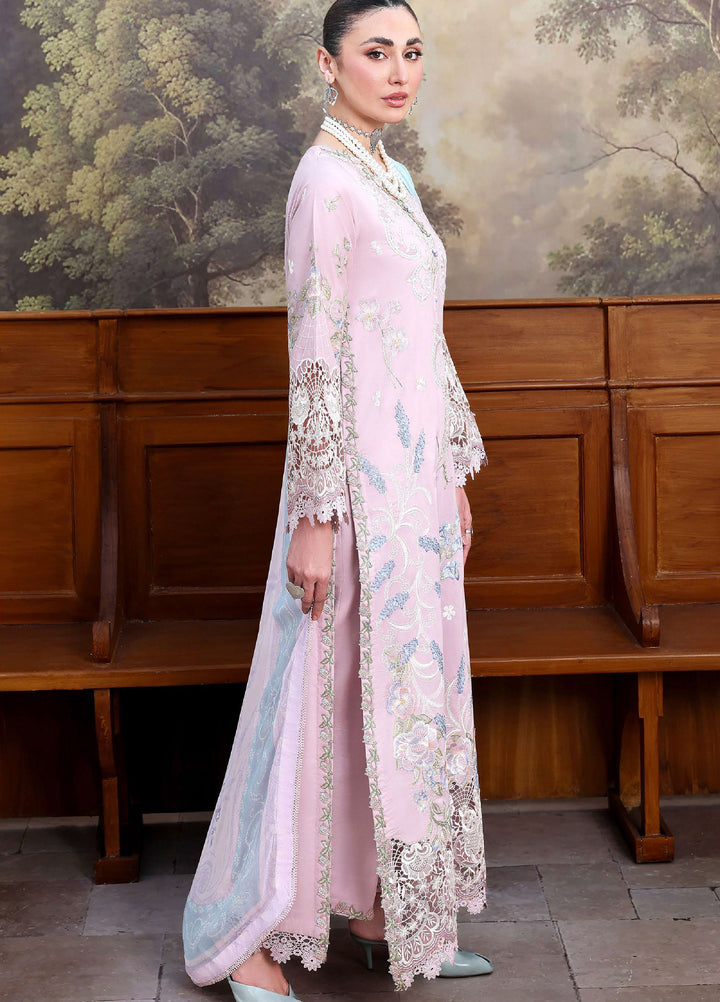 Floral Reverie by Roheenaz Unstitched Embroidered Lawn 3 Piece Suit RN26UFRL PETAL BLOOM - Festive Collection