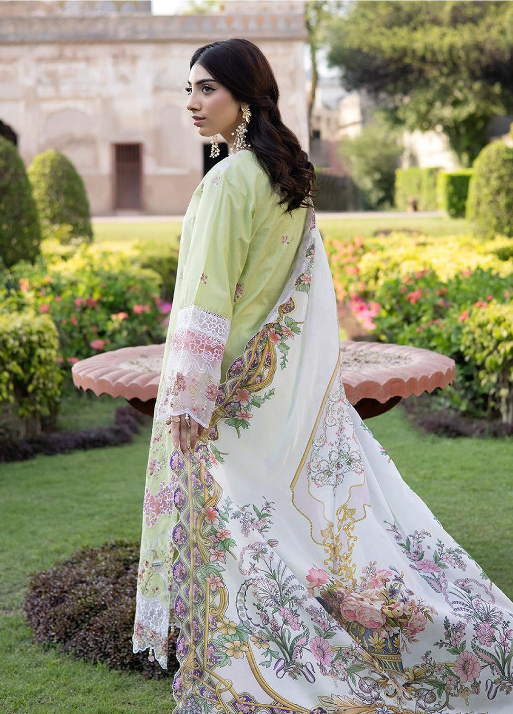 Inara by Javairia Women RTW Embroidered Lawn 3 Piece Suit IN26PJF Panchi - Festive Collection