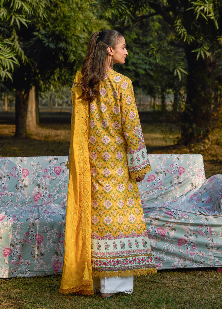 Raha Summer Prints by RajBari Unstitched Printed Lawn 3 Piece Suit RB26URS D-06 - Summer Collection
