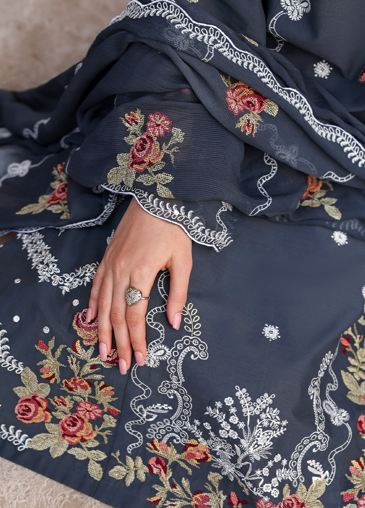 Cross Stitch Unstitched Embroidered Premium Lawn 3 Piece Suit CS26UCPL D9 VERDENT TAPESTRY - Eid Collection