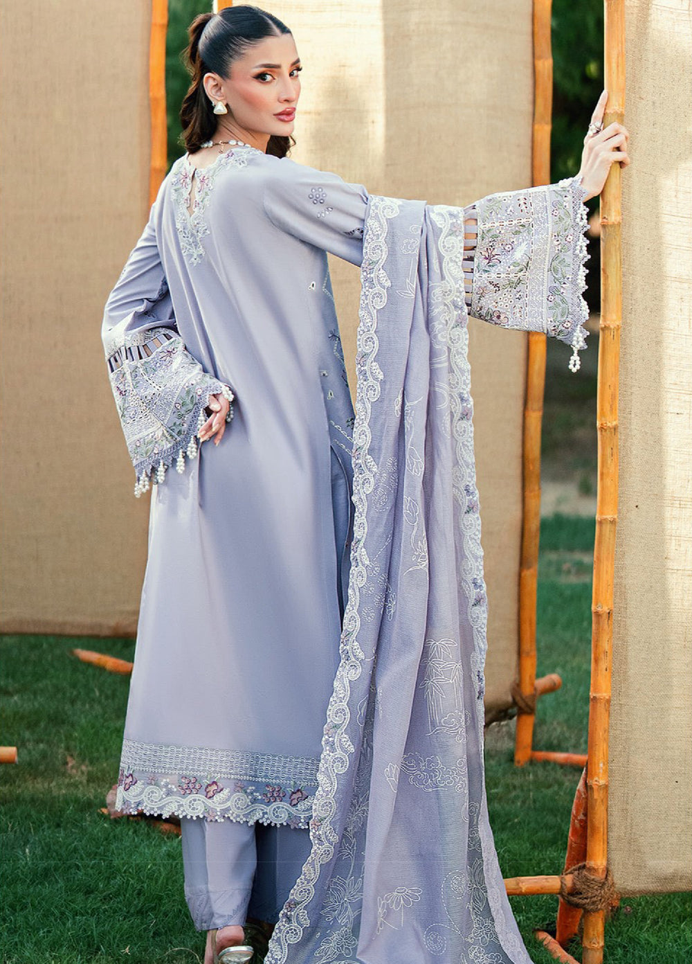 Florent Unstitched Embroidered Lawn 3 Piece Suit FL26ULE FEF-5B - Eid Collection