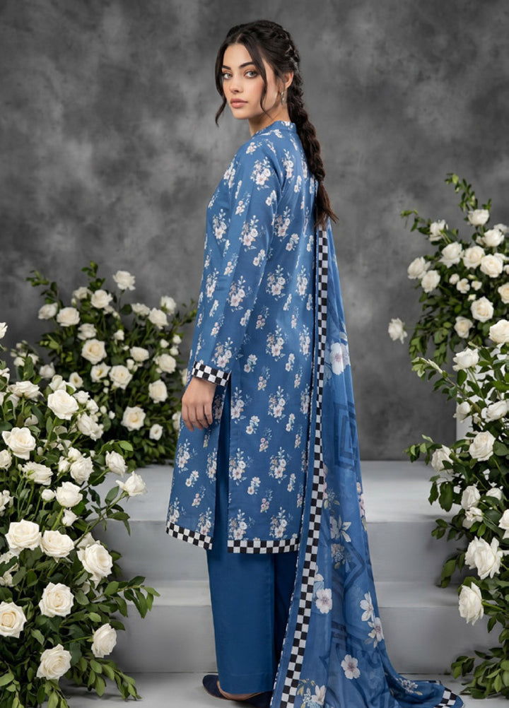 Salina Dobby by Regalia Textiles Unstitched Printed Lawn 3 Piece Suit RG26UPS D-04 - Casual Collection