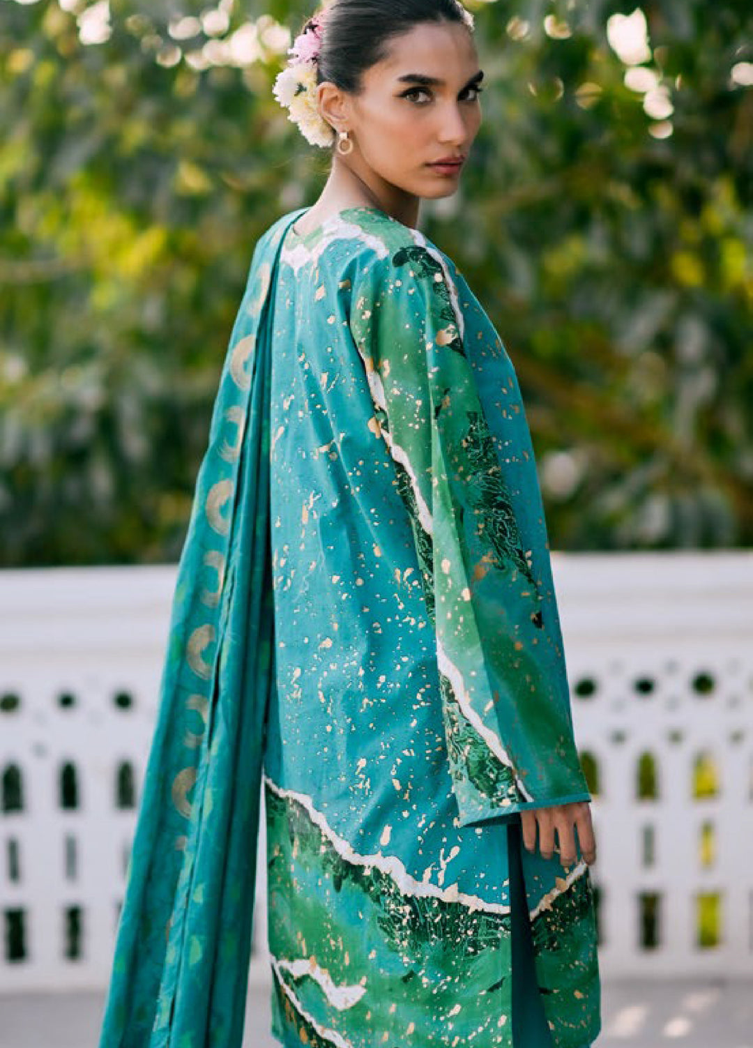 Rangon ka Angan by Gul Ahmed Unstitched Embroidered Lawn 3 Piece Suit GA26URAL CL-52512 - Summer Collection