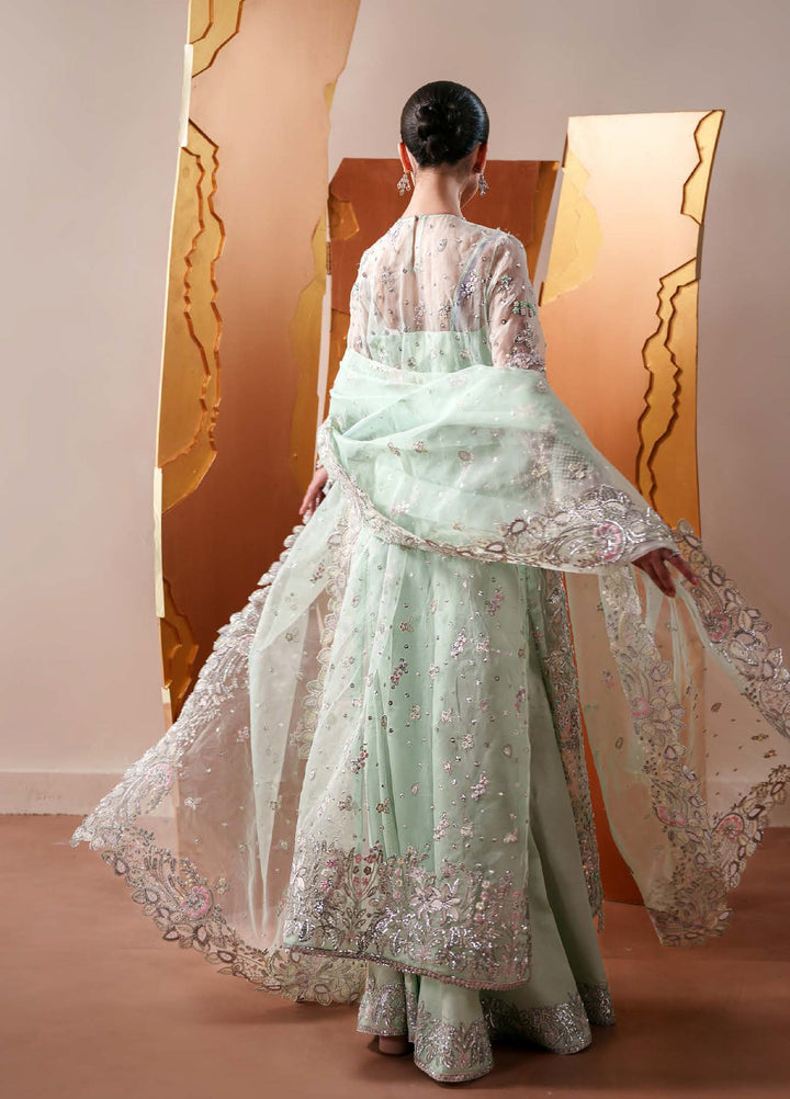 Starlet Jewels by Emaan Adeel Unstitched Embroidered Organza 3 Piece Suit EA26USF Moonstone Gleam - Festive Collection