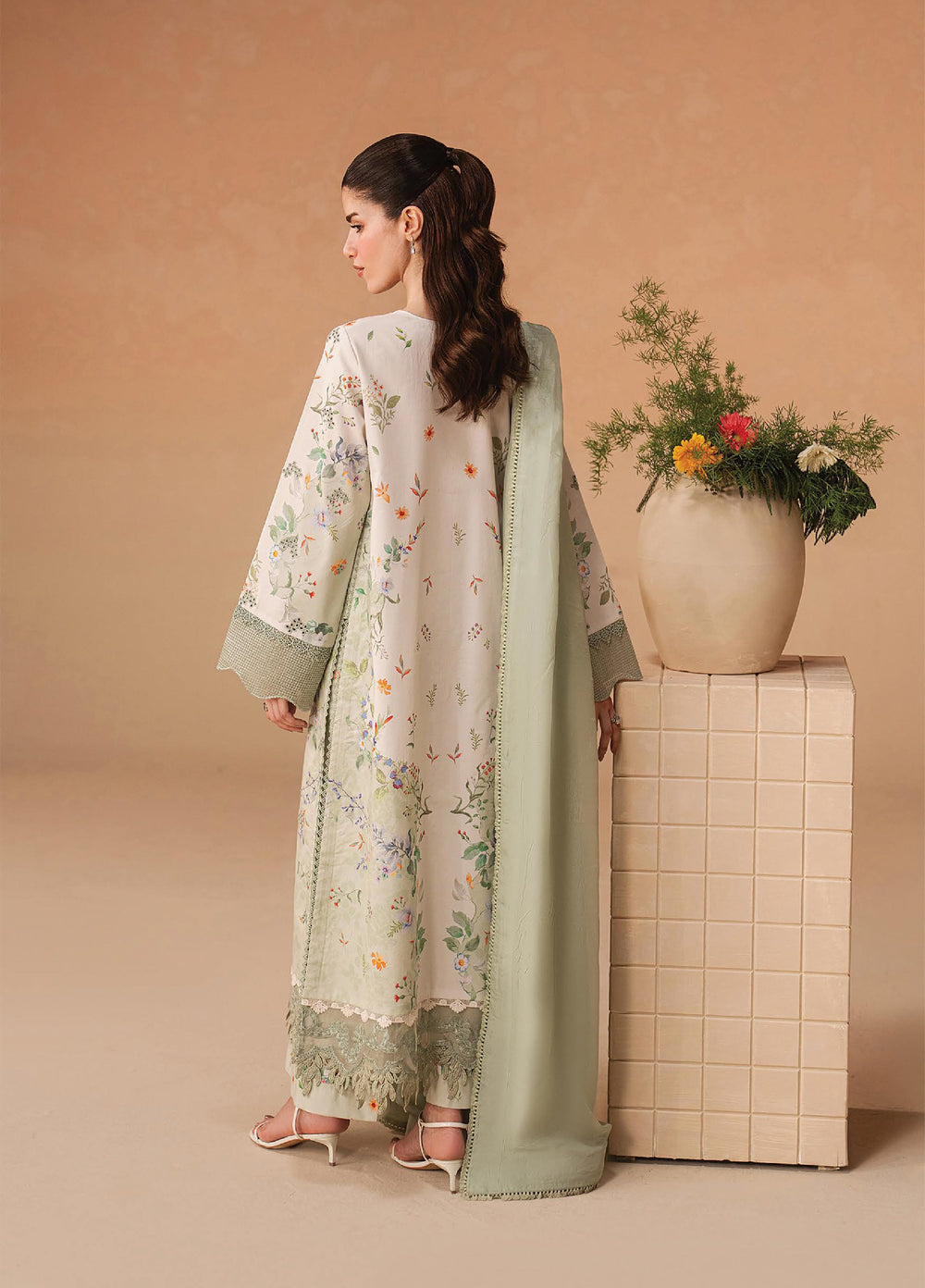 Haze A Prints by Afrozeh Unstitched Embroidered Lawn 3 Piece Suit AF26UAP Vesperd FWU-116 - Summer Collection