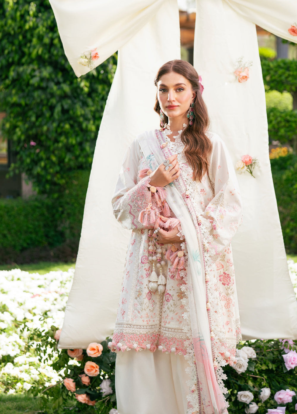 Feerie by Sundas Ahad Unstitched Embroidered Lawn 3 Piece Suit SNA26ULF Fiora ELL-01 - Eid Collection