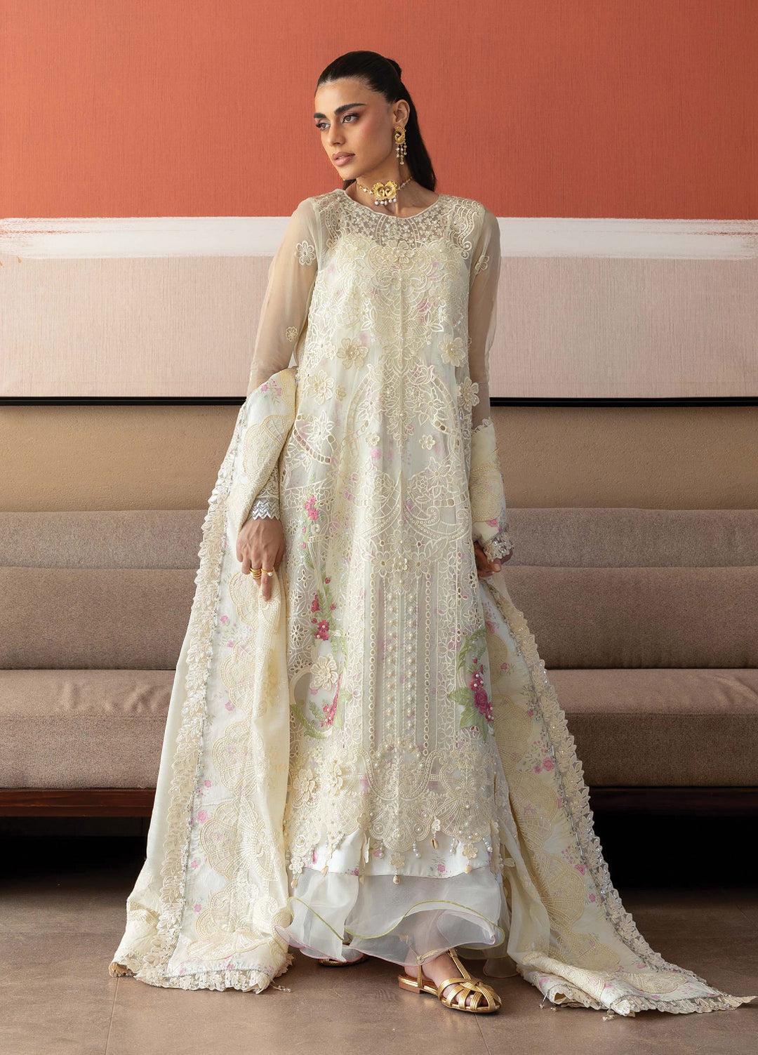 Sirene by Mahnur Unstitched Embroidered Lawn 3 Piece Suit MN26USL S-10 - Summer Collection