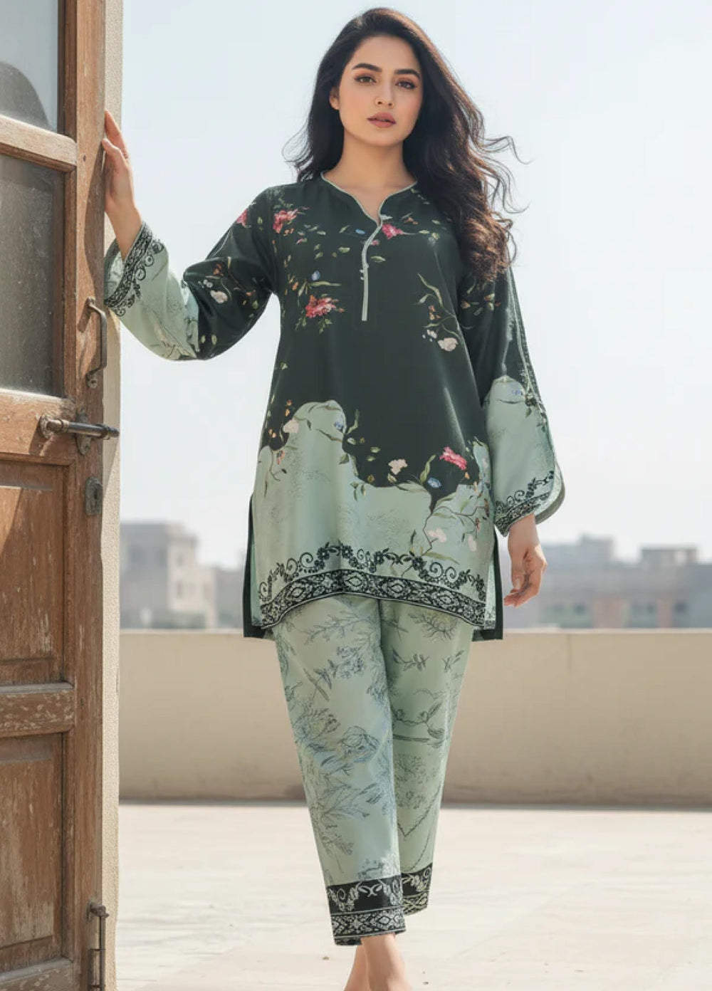 Nairah Women Pret Printed Cambric Suit NAH26PN SPLIT - Spring Collection