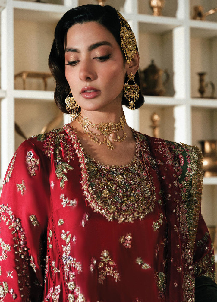 Freeshia by Suffuse Unstitched Shesha Silk Embroidered Suits 3 Piece SSY26UF AFSANAE - Wedding Collection